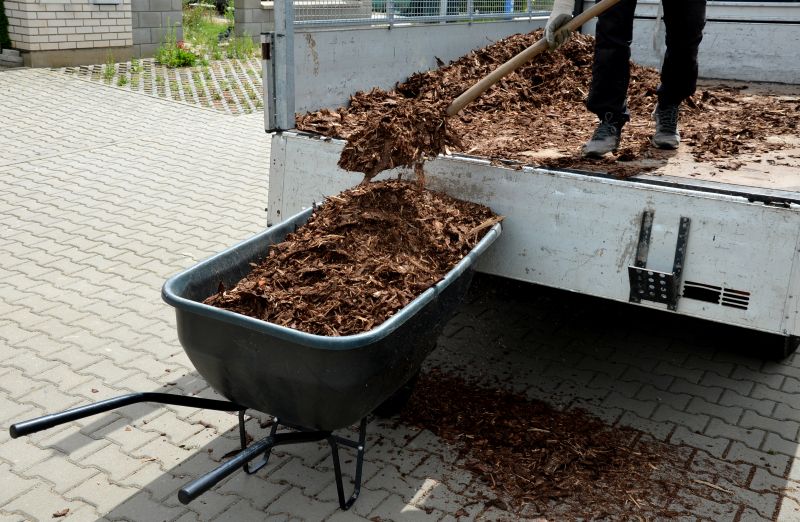 Playground Mulch Delivery in Spring